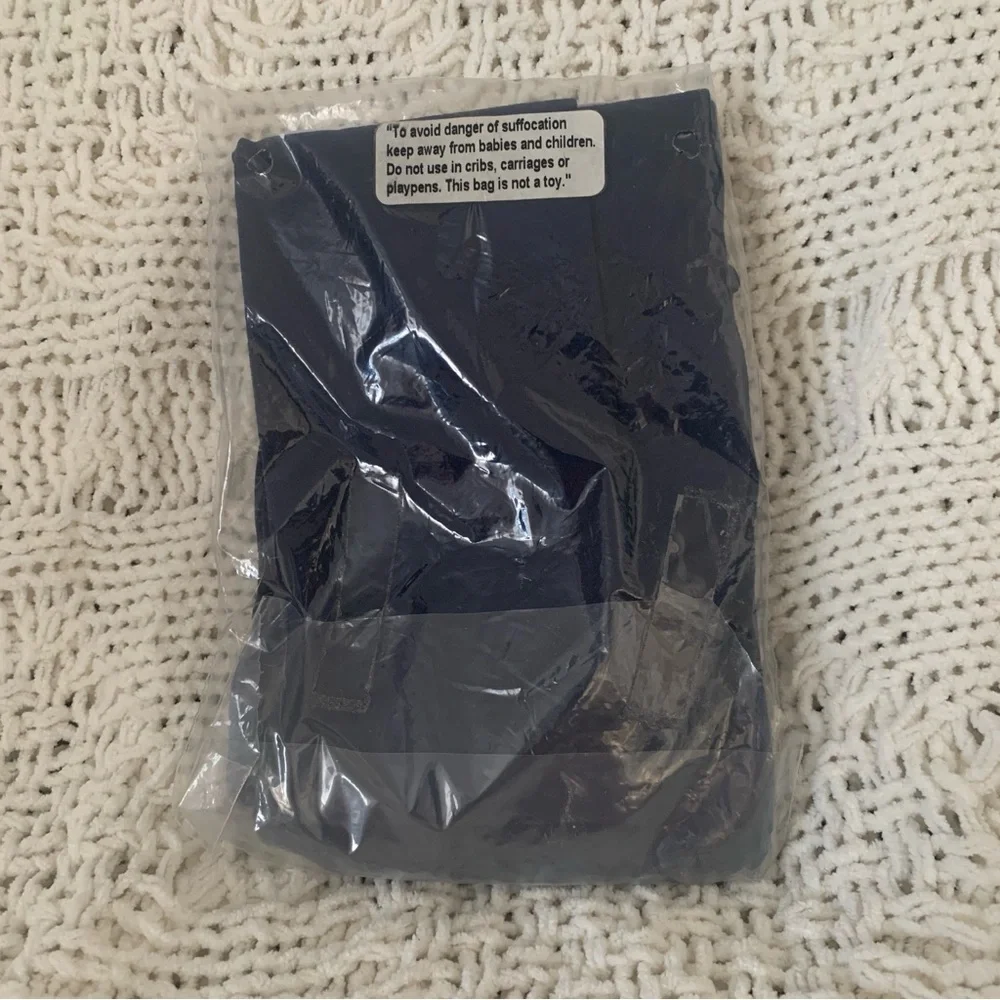 Women’s L/XL TOWN & COUNTRY Vintage NOS Navy Blue Control Top Tights